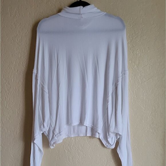 FREE PEOPLE Alameda Ivory Slouchy Oversized Pullover Top Size Small - Picture 11 of 13